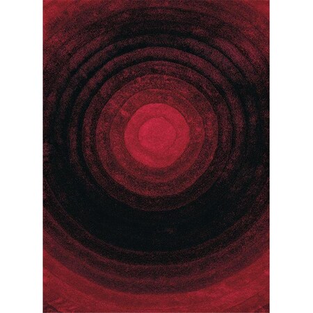 United Weavers 5 ft. 3 in. x 7 ft. 2 in. Finesse Cyclic Area Rug, Burnt Red 2100 20838 58